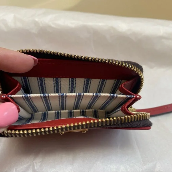 Dooney & Bourke Red Women's Wallet - Picture 4 of 4